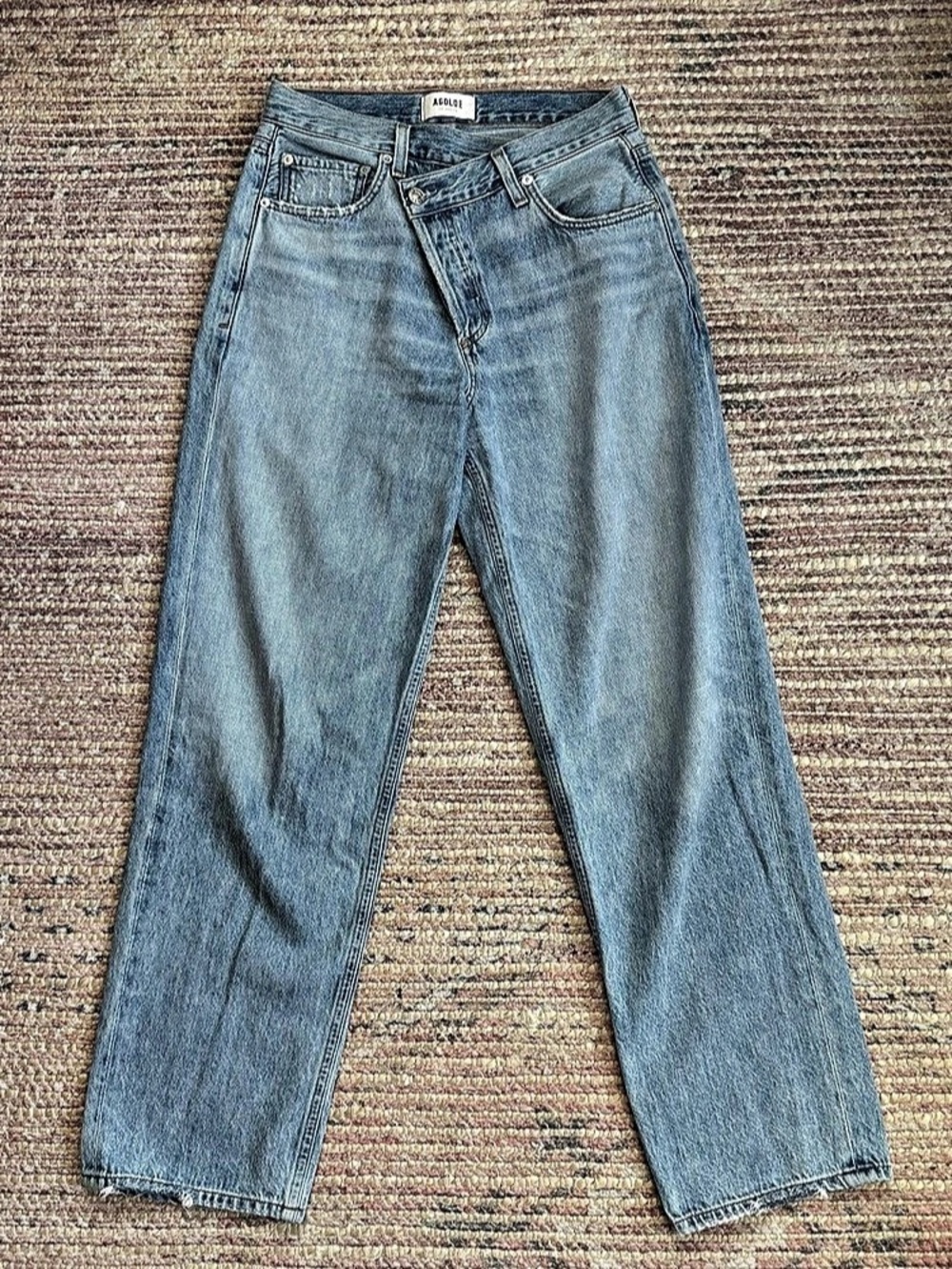 AGOLDE Criss Cross Jean Straight Leg Jeans 25